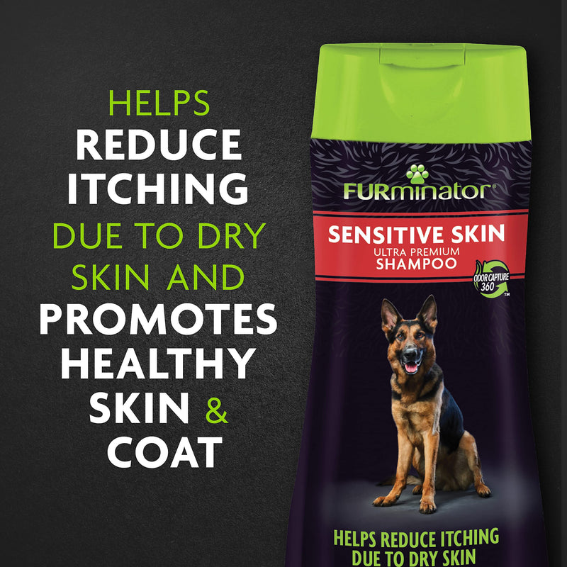 FURminator Sensitive Skin Ultra Premium Shampoo for Dogs, 16 Oz. - PawsPlanet Australia