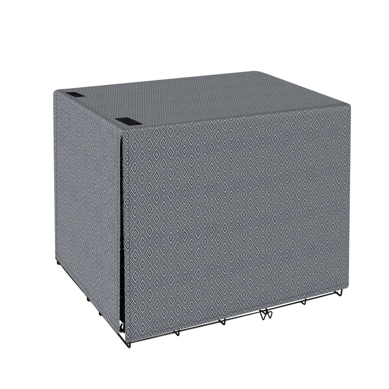 Dog Crate Cover for Wire Cages 30 Inch Indoor Breathable Polyester Pet Kennel Cover Machine Wash & Dry (Cover Only) 30 Inch (30"x18"x21") - PawsPlanet Australia