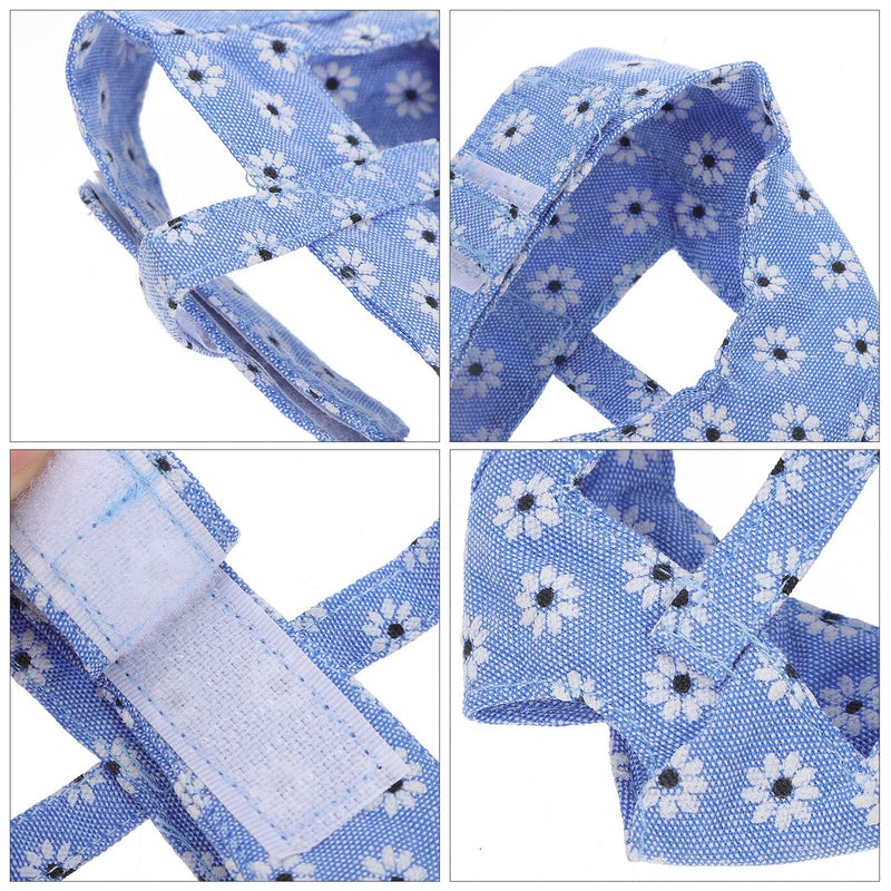 VALICLUD Fabric Cat Muzzle, Bite-Resistant Anti-Cat Muzzle Protection with Simple Design, Breathable and Easy to Put On, for Grooming and Feeding