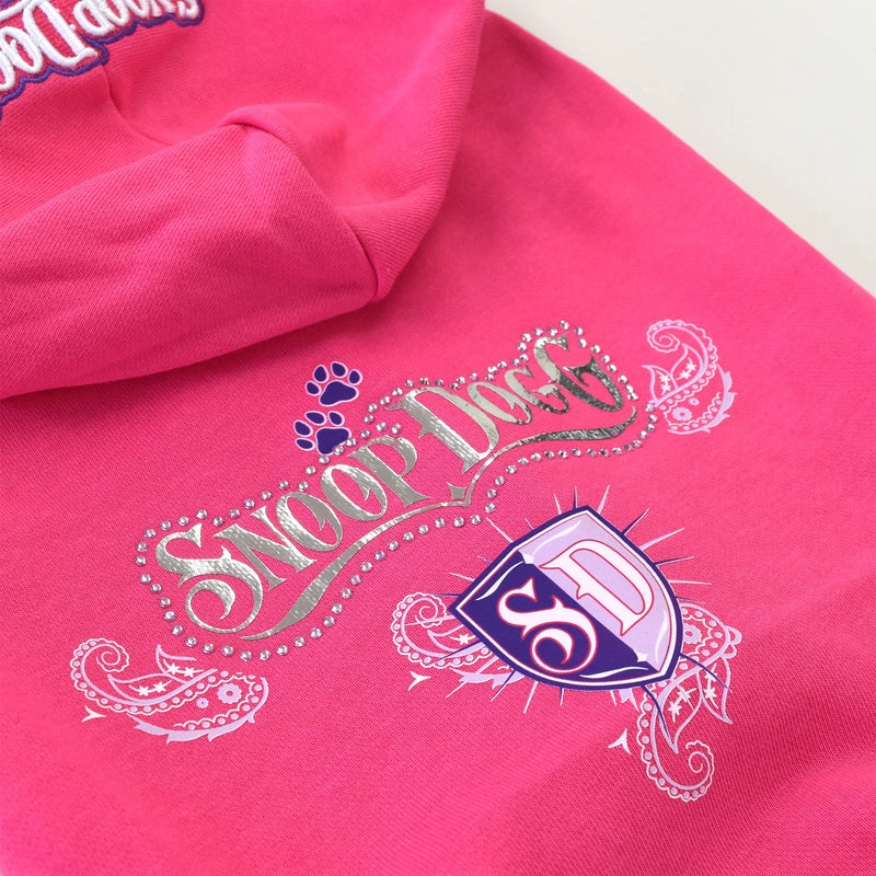 Snoop Doggie Doggs Deluxe Pet Hoodie, Boss Lady, Medium Medium (Up to 25 lbs.) - PawsPlanet Australia