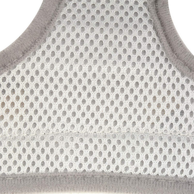 Zunea No Pull Small Dog Harness and Leash Set Adjustable Reflective Step-in Chihuahua Vest Harnesses Mesh Padded Plaid Escape Proof Walking Puppy Jacket for Boy Girl Pet Dogs Cats Gray L L (Chest: 17.5") grey - PawsPlanet Australia