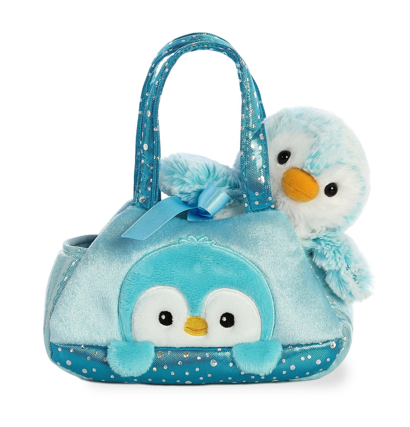 Aurora - Pet Carrier - 7" Pom Pom Blue Carrier - PawsPlanet Australia