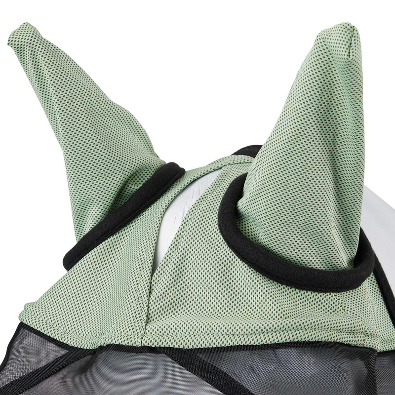 HORZE Cooling Long Nose Fly Mask - Celadon Green - L