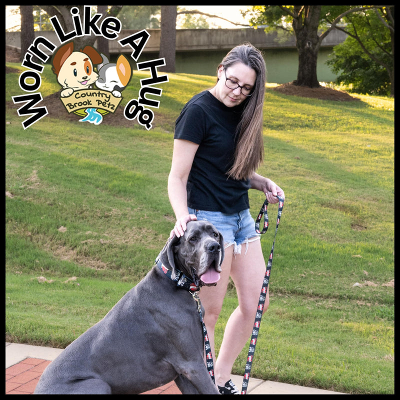 Country Brook Petz - HossFit Jr Wide Martingale Dog Collar - Attitude Collection Featuring Untamed Designs (I Love Mom, Medium) Medium (Pack of 1) I Love Mom - PawsPlanet Australia