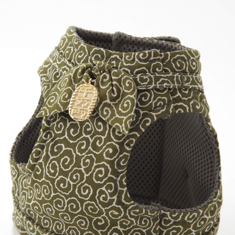 Ninja Cat (Green, Harness) Green Paisley - PawsPlanet Australia