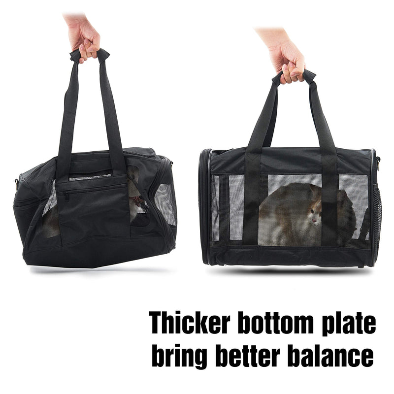 HITCH ScratchMe Pet Travel Carrier Soft Sided Portable Bag for Cats, Small Dogs, Kittens or Puppies, Collapsible, Durable, Airline Approved, Carry Your Pet with You Safely and Comfortably (M) - PawsPlanet Australia