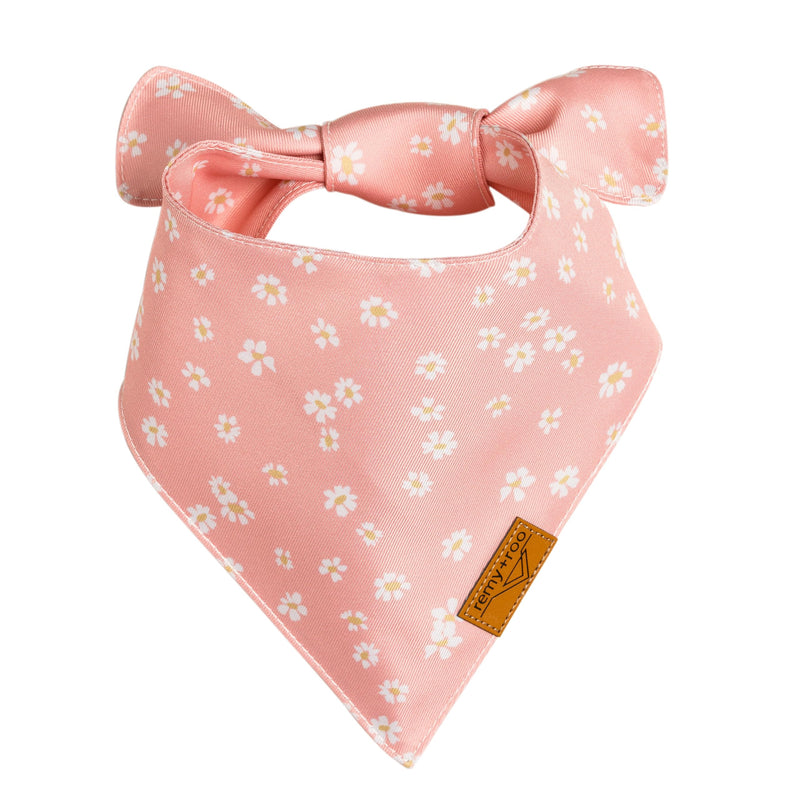 Remy+Roo Summer Dog Bandanas - 4 Pack Meadow Set | Premium Durable Adjustable Polyester Fabric | Patented Girl Dog Bandana Small - PawsPlanet Australia