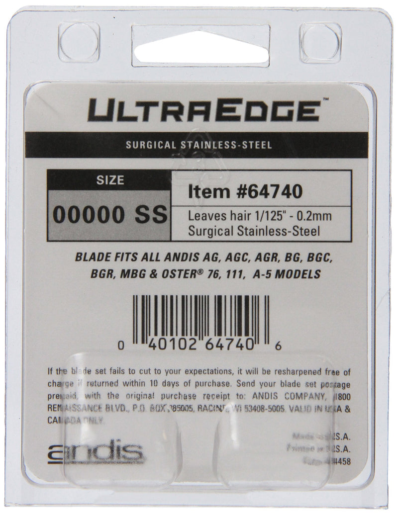 Andis Size 00000 Ultra Edge Detachable Blade