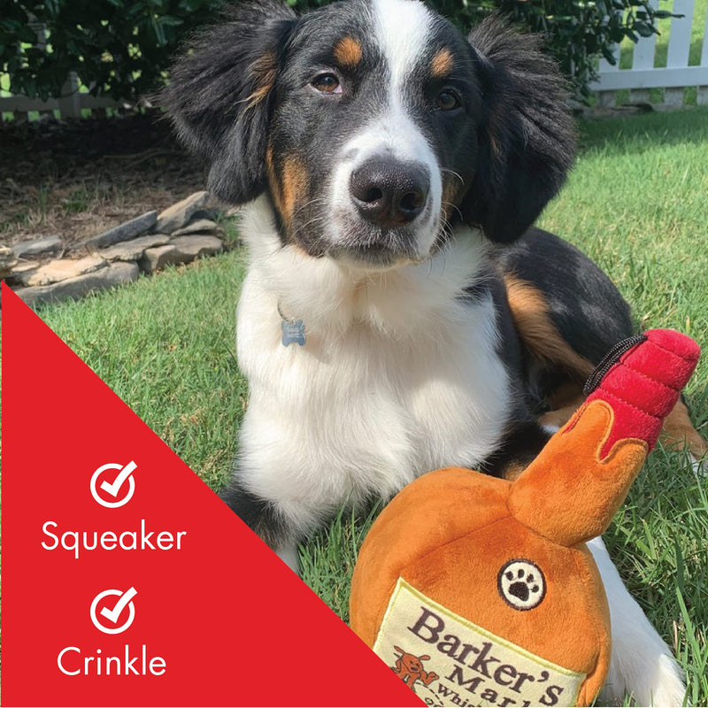 Lulubelles Power Plush | Barker's Mark | Yappy Hour Plush Dog Toy with Squeaker | Funny Dog Toy | Fun, Durable, and Safe | Huxley & Kent Squeaky Dog Toys Small - PawsPlanet Australia