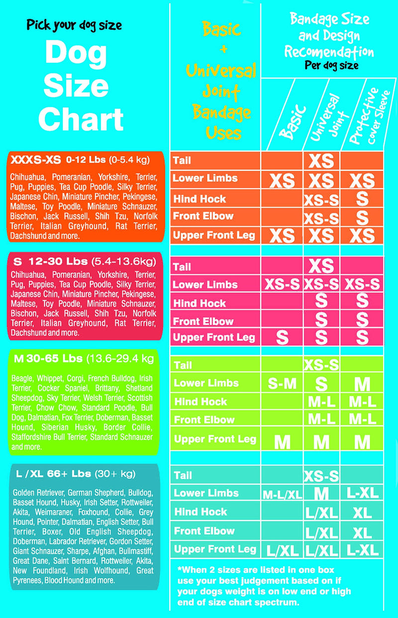 Bandages Protective Covers for Pets (Pack of 6) Small White Small (Pack of 2) - PawsPlanet Australia