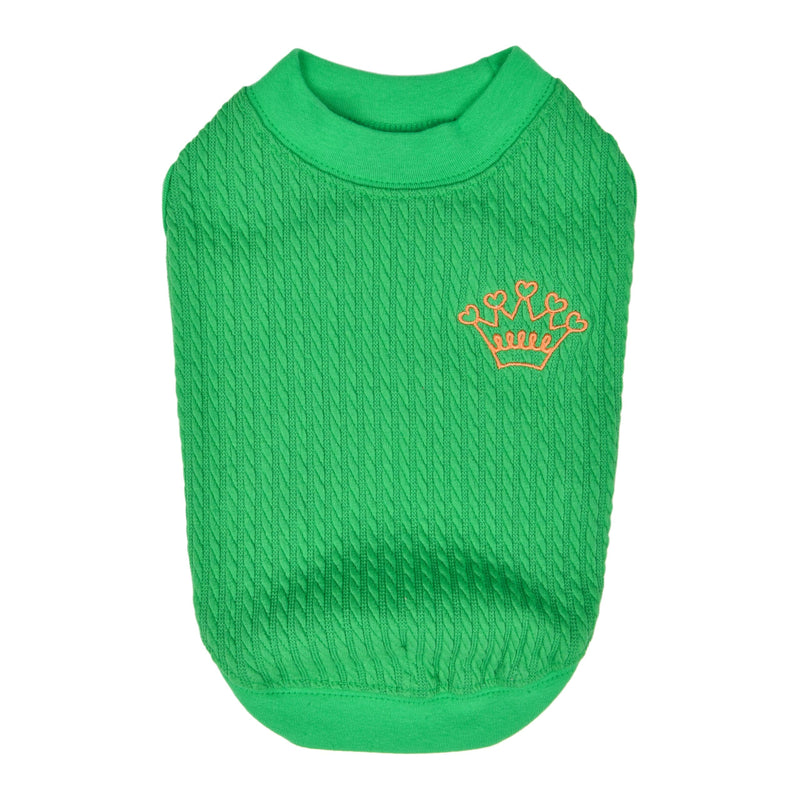 Pinkaholic New York Spring/Summer Grace Dog Shirt Trendy Fashionable Cute Dog Apparel, Green, Small GREEN_GRACE - PawsPlanet Australia