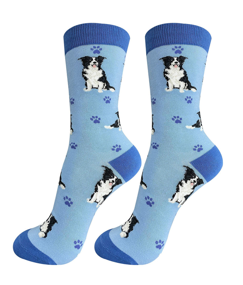 E&S Imports Pet Lover Socks - All Season - One Size Fits Most - for Women and Men – Cat and Dog Gifts Border Collie - PawsPlanet Australia