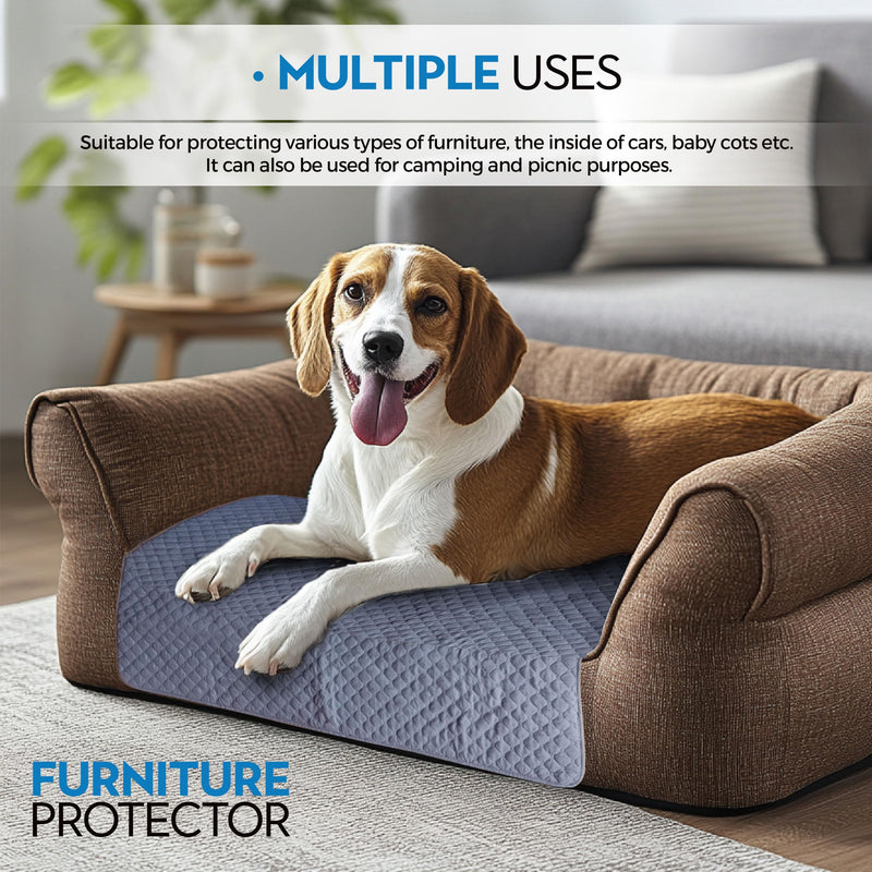 Waterproof Dog Blanket, Dog Blanket for car, Waterproof cat Bed, Pet Couch Covers, Waterproof Blanket for Sofa, Furniture Protectors, Outdoor Picnic, Incontinent Bed Protector, 7 Layers - PawsPlanet Australia