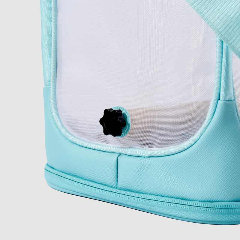 Fosrion Foldable Bird Travel Carrier with Perch and Tray - Portable Mesh Cage for Parrots and Small Birds - PawsPlanet Australia