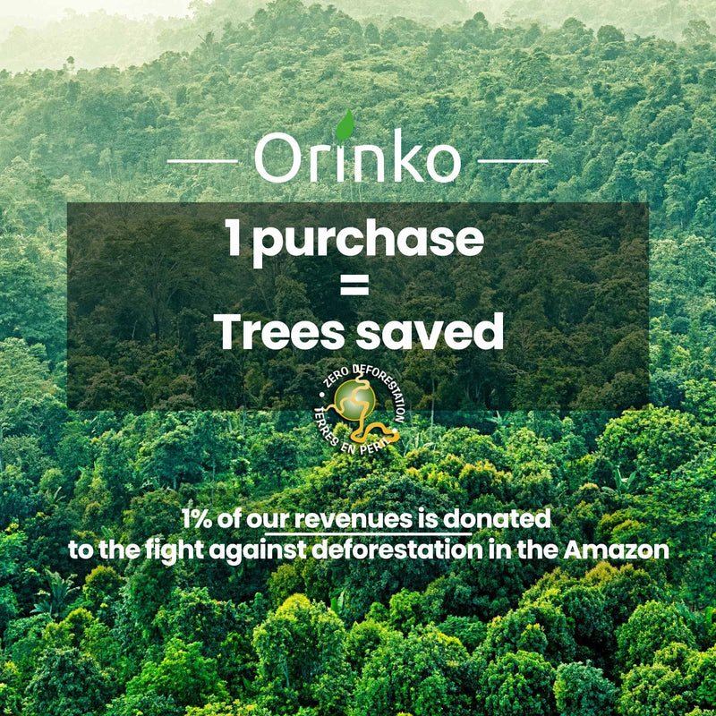 ORINKO® Bamboo Ear Cleaner x6 - Eco-Friendly Sustainable Design for Natural Ear Care - Reusable and Durable Ear Cleaning Tool for Gentle Personal Hygiene - Ideal for Family Use