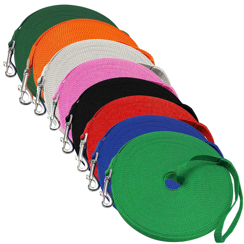 Long Dog Puppy Obedience Recall Training Agility Lead, Leash - GREEN, 15' Foot - by, Downtown Pet Supply 15 Foot - PawsPlanet Australia