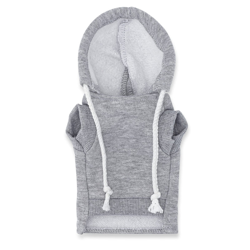 Gray Ferret Sweater, Harness, and Leash Set - Clothes for Small Pets - Ferret Stuff and Accessories - Hoodies for Ferrets - Small Pet Accessories