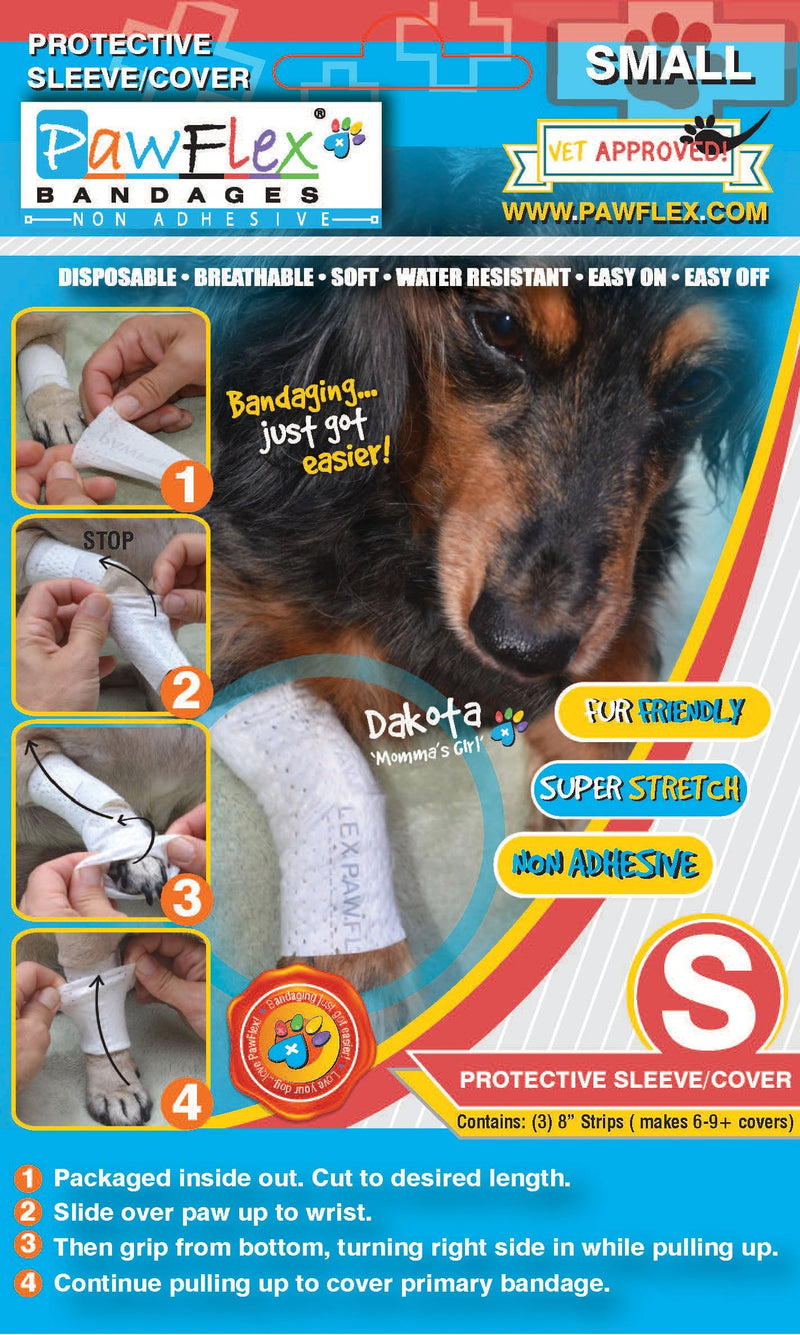 Bandages Protective Covers for Pets (Pack of 6) Small White Small (Pack of 2) - PawsPlanet Australia