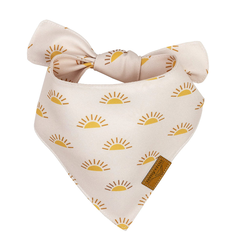 Remy+Roo Large Spring Dog Bandanas - 4 Pack Katherine Set | Premium Durable Adjustable Polyester Fabric Dog Scarfs | Patented Shape Girl Dog Bandana, Trendy Pattrens, Floral Dog Bandana - PawsPlanet Australia
