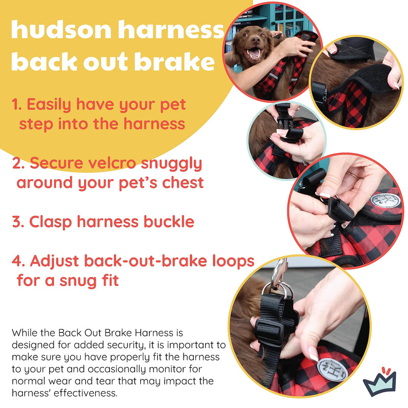 Huxley & Kent Hudson Walking & Training Harness - Lucky Ducky (Extra-Small, 6-10lbs) - Easy Control Step-in Mesh Vest Harness with Reflective Strips for Safety - H&K Extra-Small - PawsPlanet Australia