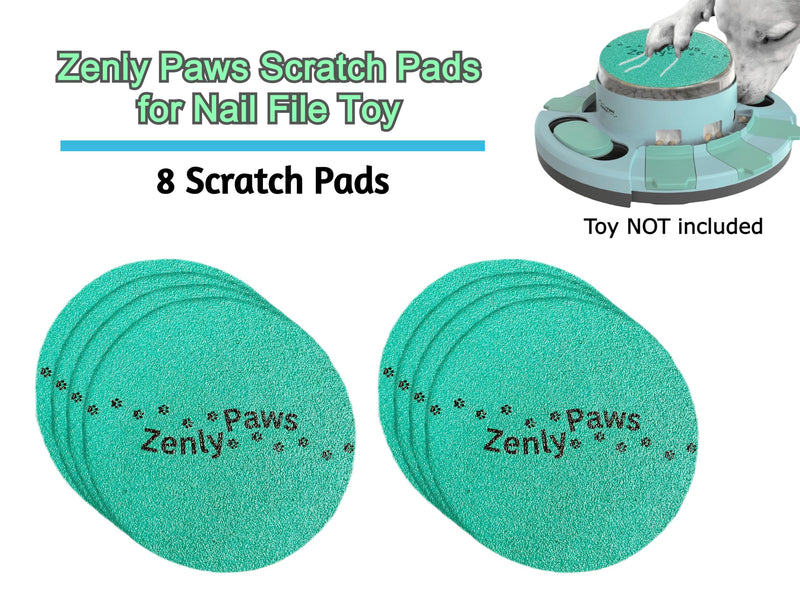 Dog Nail File Toy Replacement Scratch Pads Refills, Dog Scratch Pad for Nails, Slow/Puzzle Feeder, Nail Scratch Board for Dogs, File Board Mat Disc Paper Scratchboard Pet Trimmer Dig Box - PawsPlanet Australia