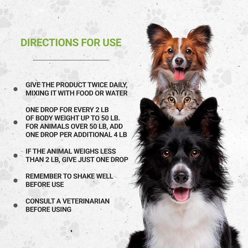 Wolf's Joints | Natural Herbal Dietary Supplement for Dogs | Healthy Joints Support in Dogs | Alcohol-Free Extract, Dandelion Root, Calendula, Chamomile, Lavender, Fennel 2 oz - PawsPlanet Australia