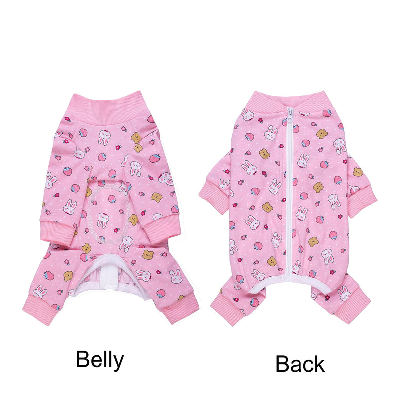 Dog Bodysuit Surgery Recovery Suit for Female Dogs,Small and Medium-Sized Dogs Zipper on Back-Post-Spay Dog Surgery Recovery Suit Puppy Cat Long Sleeve Onesies Bodysuit After Surgery Wound Protective Pink - PawsPlanet Australia