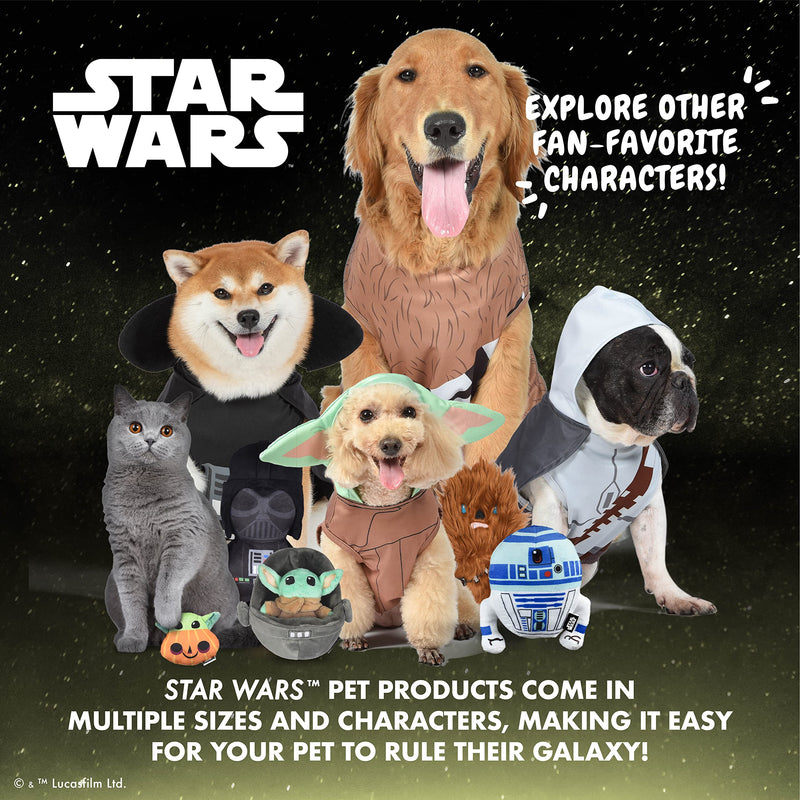 Star Wars for Pets The Mandalorian Soft Pet Carrier “Wherever I go, he goes” Gray & Brown | for Pets 15 x 9 x 9 Dog Travel Bag| Luggage Carrier for Dogs, Fits Under Plane Seat (FF19733) Mandalorian Carrier 15.0"L x 9.0"W x 9.0"H - PawsPlanet Australia