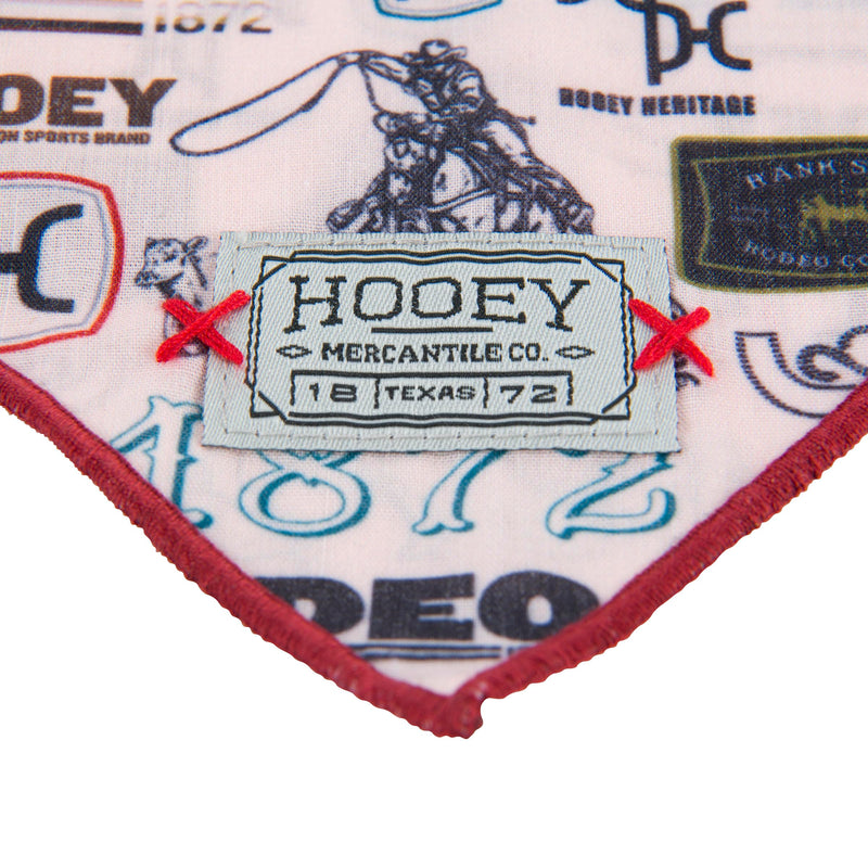 Hooey Nomad Dog Bandana, Polyester Dog Bandana with Graphic-Inspired Prints, Hooey Rodeo - PawsPlanet Australia