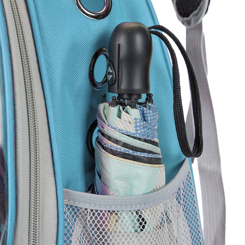 Cat Bubble Backpack Carrier for Small Medium Dogs Cats Carrying Bag, Airline Approved Pet Travel Carrying Bag Dog Hiking Walking Outdoor Backpack (Blue) Blue - PawsPlanet Australia