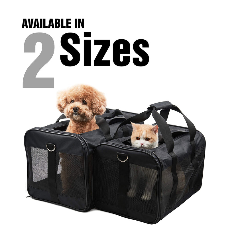 HITCH ScratchMe Pet Travel Carrier Soft Sided Portable Bag for Cats, Small Dogs, Kittens or Puppies, Collapsible, Durable, Airline Approved, Carry Your Pet with You Safely and Comfortably (M) - PawsPlanet Australia