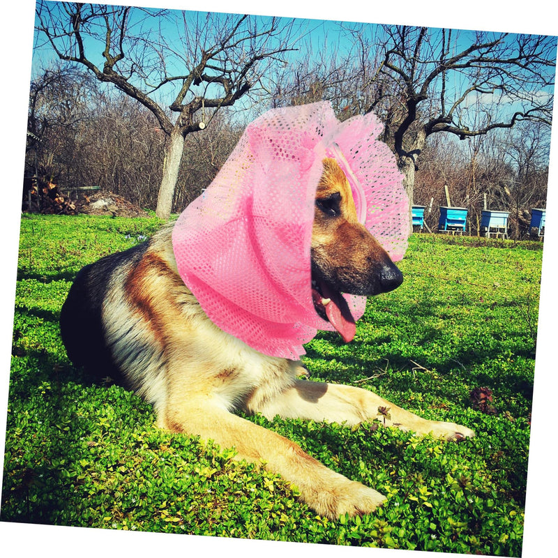 Gatuida Dog Ear Protection Mesh Breathable Elastic Ear Protection for Puppies Long Ears Summer Pets