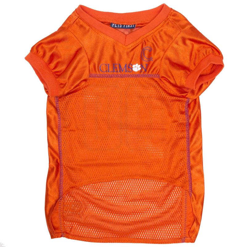 NCAA College Clemson Tigers Mesh Jersey for Dogs & Cats, XXX-Large. Licensed Big Dog Jersey with Your Favorite Football/Basketball College Team