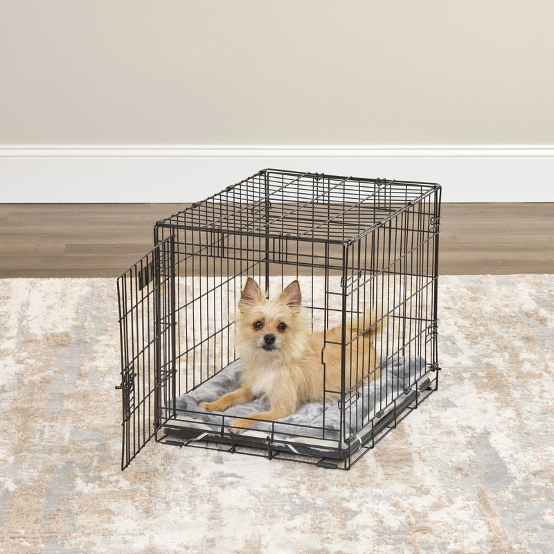 MidWest Homes for Pets Reversible Pet Bed; Machine Washable; Great for Medium Dog Breeds; Spotted Gray; 30"; 40230-FVGYS 30-Inch - PawsPlanet Australia