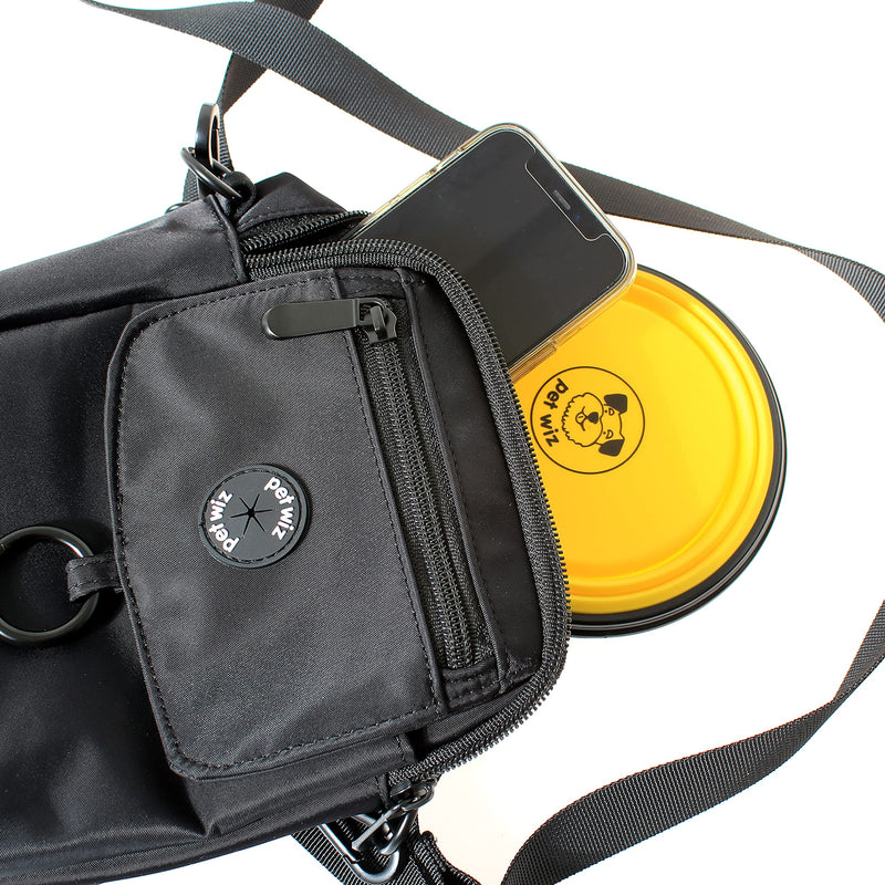 pet wiz Dog Walking Bag with Adjustable Strap Water Resistant Dog Walking Bag - PawsPlanet Australia