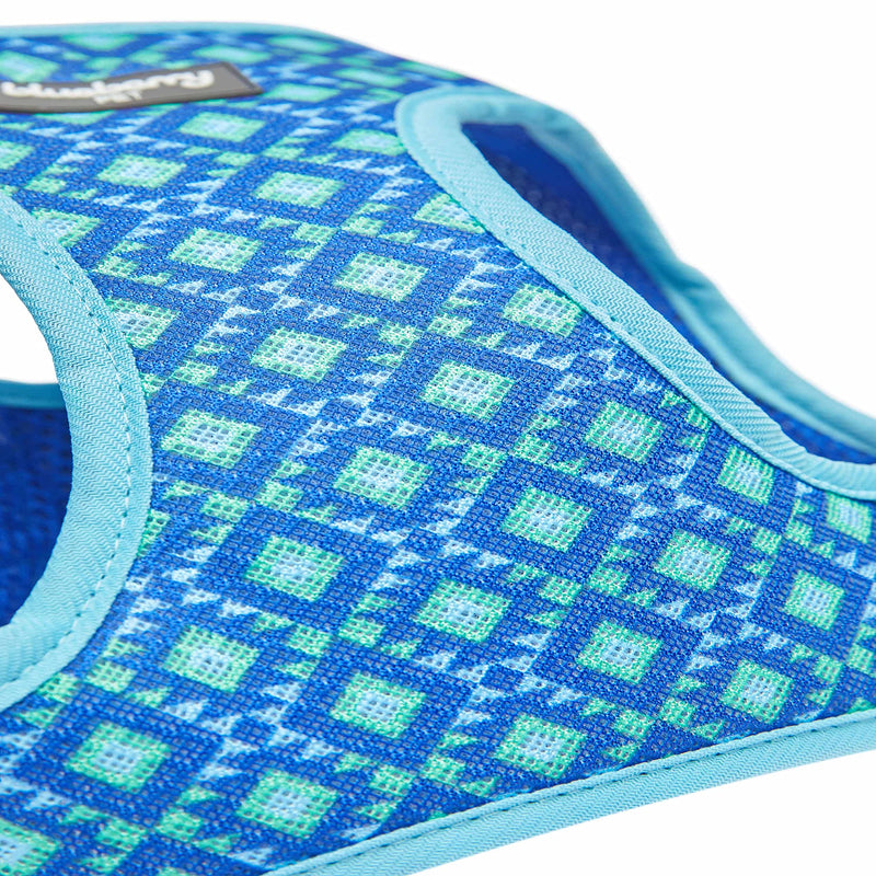 Blueberry Pet Southwestern Tribal Lozenges Stylish Green Dog Harness Vest, XS, Adjustable Harnesses for Puppies Small Dogs (15 1/2"-16 1/2") Chest Girth (Pack of 1) - PawsPlanet Australia