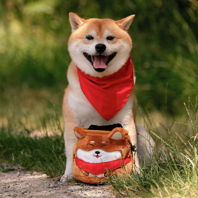 Wildy Dog Treat Pouch, Dog Treat Bag, Easily Carries Pet Toys Kibble Treats, Poop Bag Dispenser, Ideal for Puppy Training, Suitable for Adults and Kids - PawsPlanet Australia