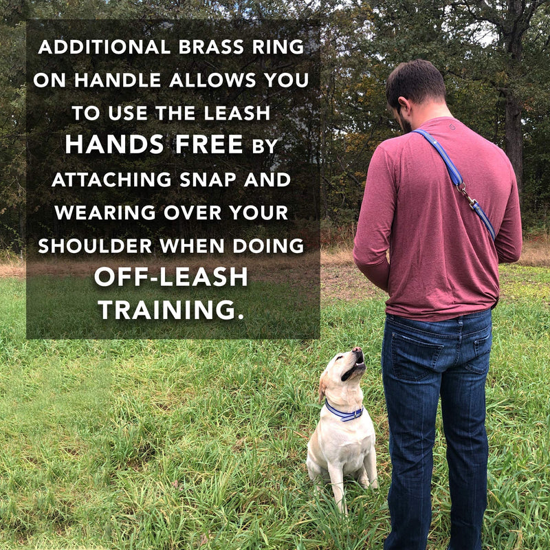 Regal Dog Products Large Red Reflective Dog Collar and Leash Set - Waterproof Biothane Dog Collar with Heavy Duty Double Buckle, D Ring & 5ft Leash - Other Size for Medium & Large Dog Large Collar and Leash - PawsPlanet Australia