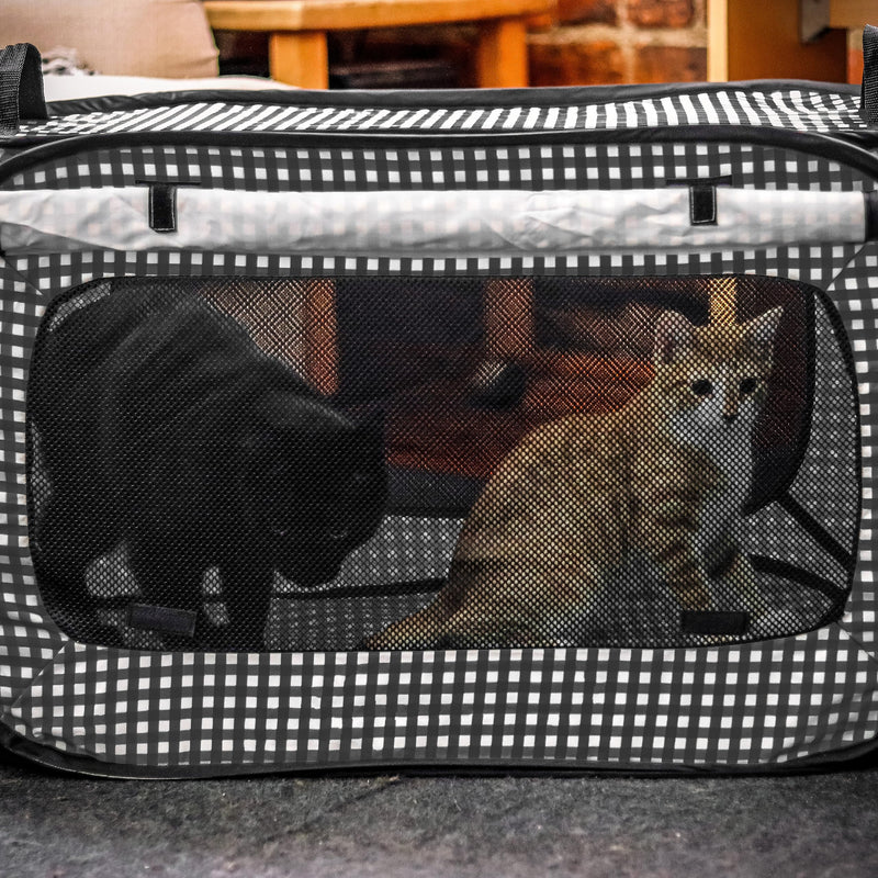 Pet Fit For Life Large Condo (Teal) and Heating/Cooling Pad Bundle with Wand and Bowl - PawsPlanet Australia