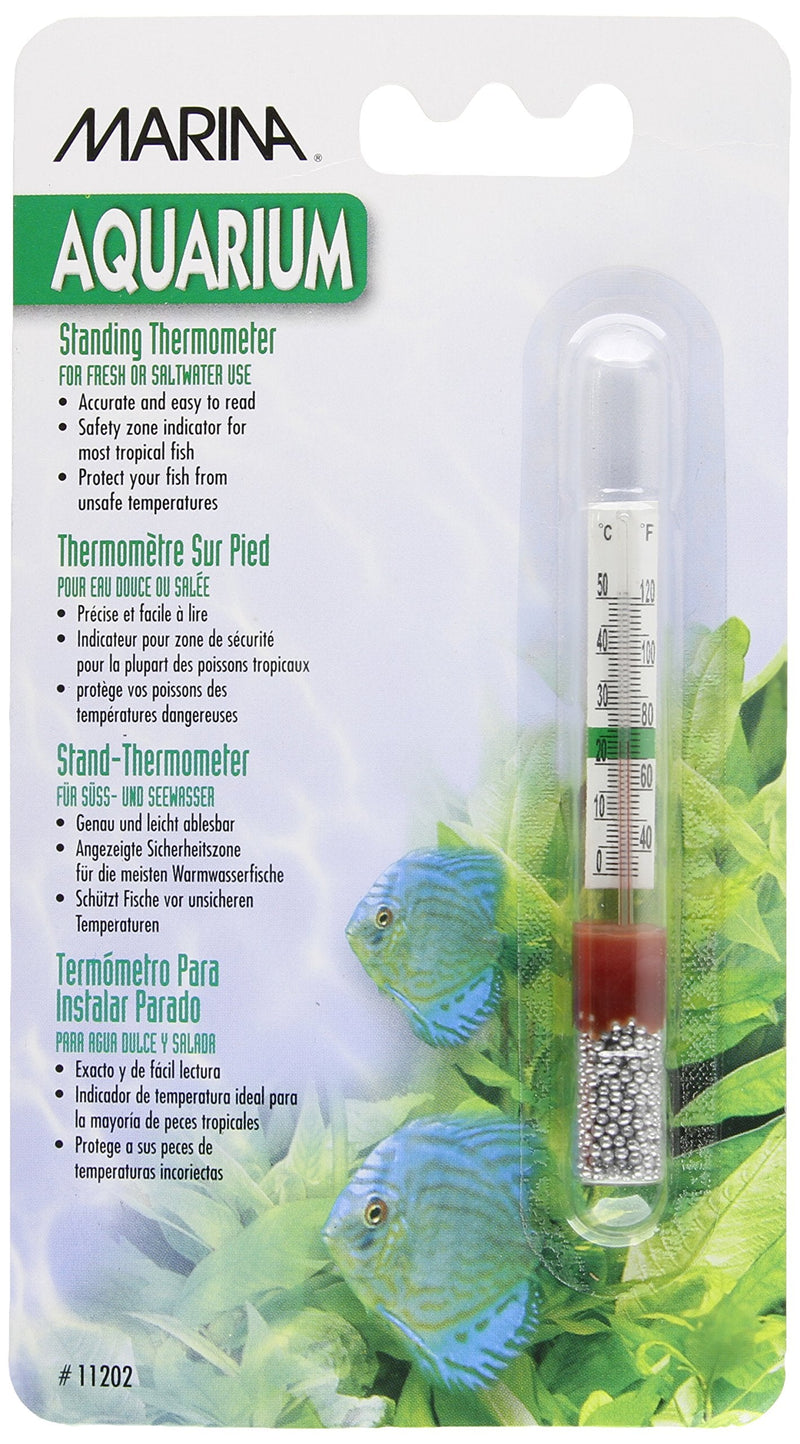 Marina Large Standing Thermometer - Provides Temperature in Fahrenheit and Celsius - PawsPlanet Australia