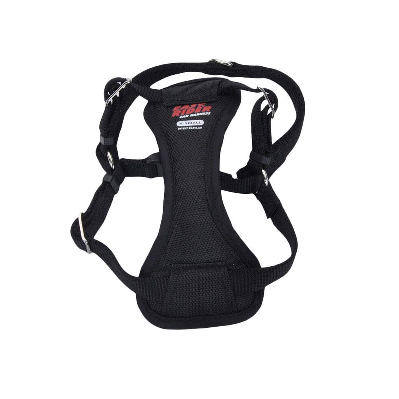 Coastal - Easy Rider - Adjustable Dog Car Harness, Black, XSM (12"-18") XSM (12"-18") (Pack fo 1) - PawsPlanet Australia