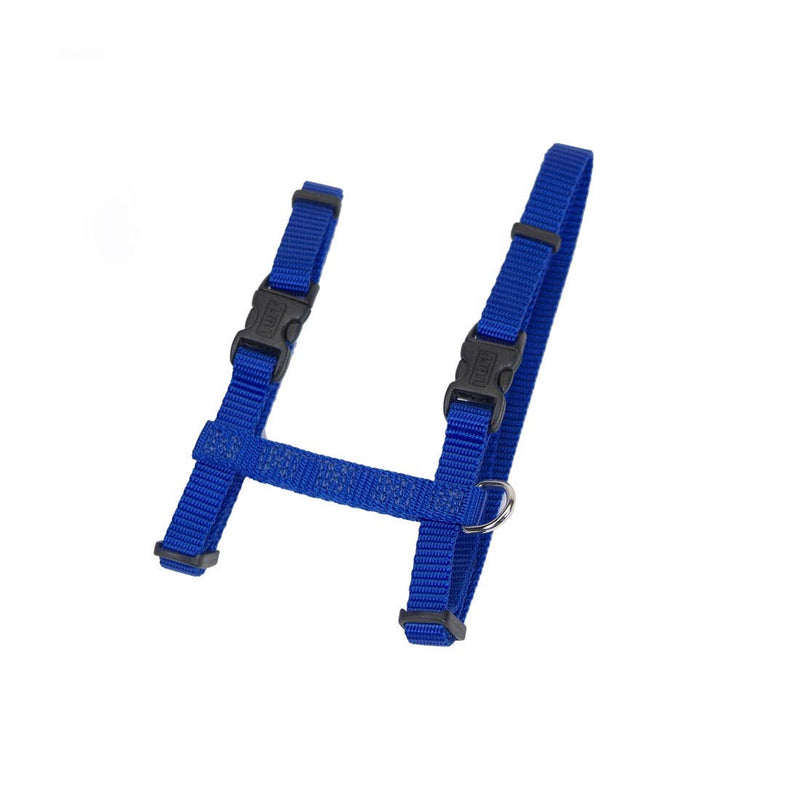 Coastal Pet Figure "H" Adjustable Cat Harness - Outdoor Cat Supply - Comfortable for Cats - Secure Snap-Lock Buckles - Blue, 3/8" x 10"-18"