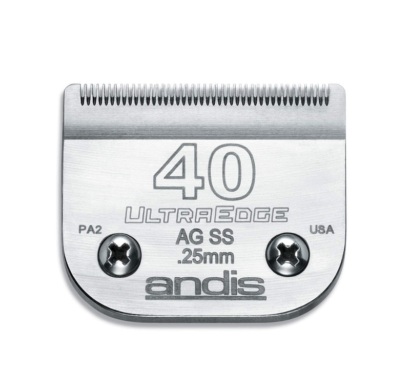 Andis 64084 Carbon-Infused Steel UltraEdge Dog Clipper Blade, Size-40, 1/100-Inch Cut Length - PawsPlanet Australia