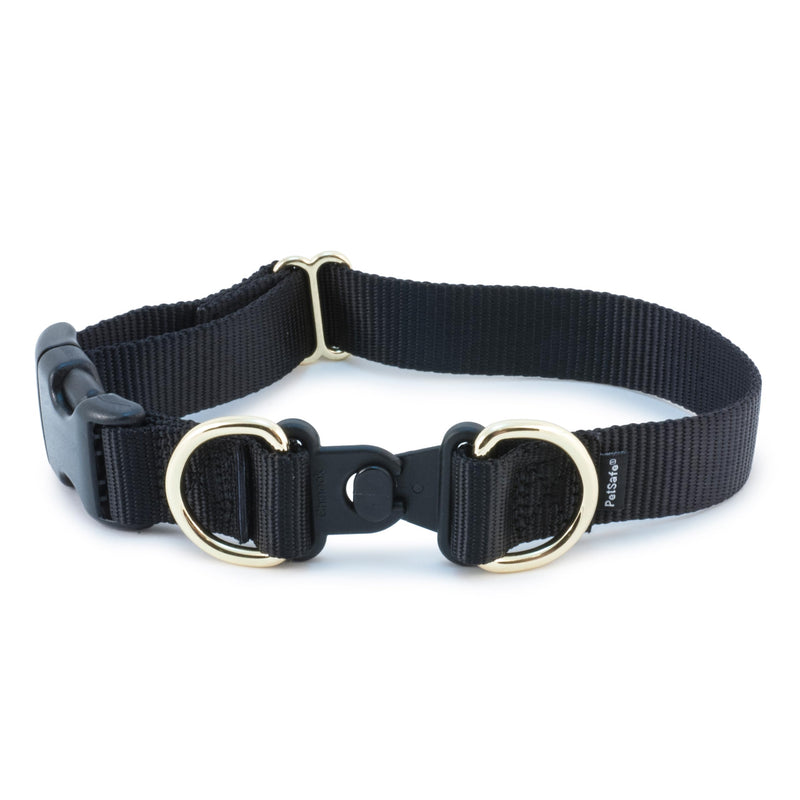 PetSafe KeepSafe Collar for Dogs - Protects Against Collar Accidents - Long Lasting - Durable - Adjustable - Breakaway - Outdoor-Safe - Medium - 1 in. Wide - Black Medium (1 inch) - PawsPlanet Australia