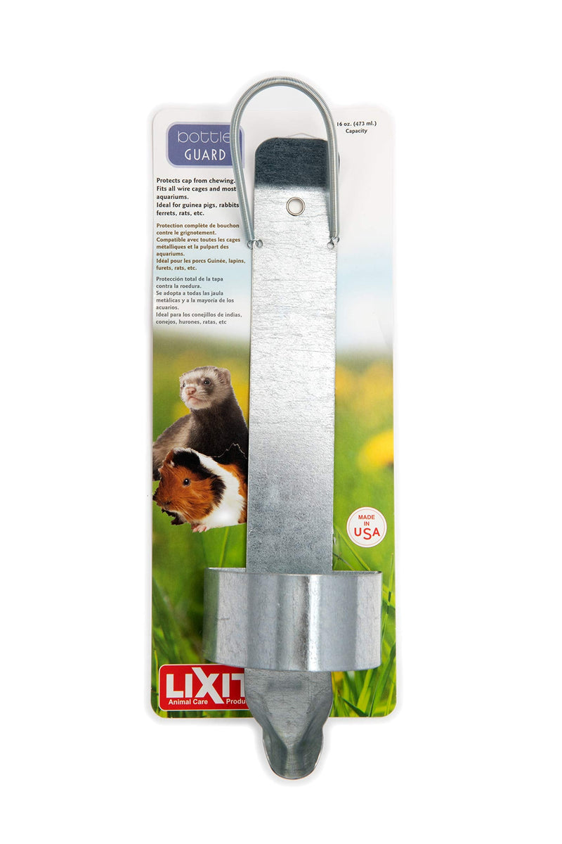 Lixit Wire and Aquarium Cage Water Bottle Chew Guard for Guinea Pigs, Rats, Rabbits, Ferrets Hamsters and Other Small Animals. (16oz) 16oz - PawsPlanet Australia