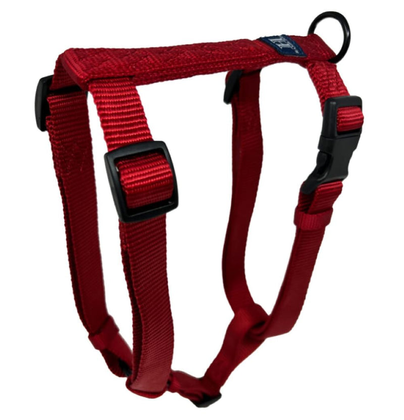 Hamilton Adjustable Comfort Nylon Dog Harness, Red, 3/4" x 20-30" - PawsPlanet Australia