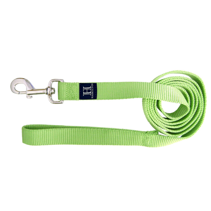 Hamilton Single Thick Deluxe Nylon Dog Leash with Swivel Snap, 1" by 6' Long, Lime Green - PawsPlanet Australia