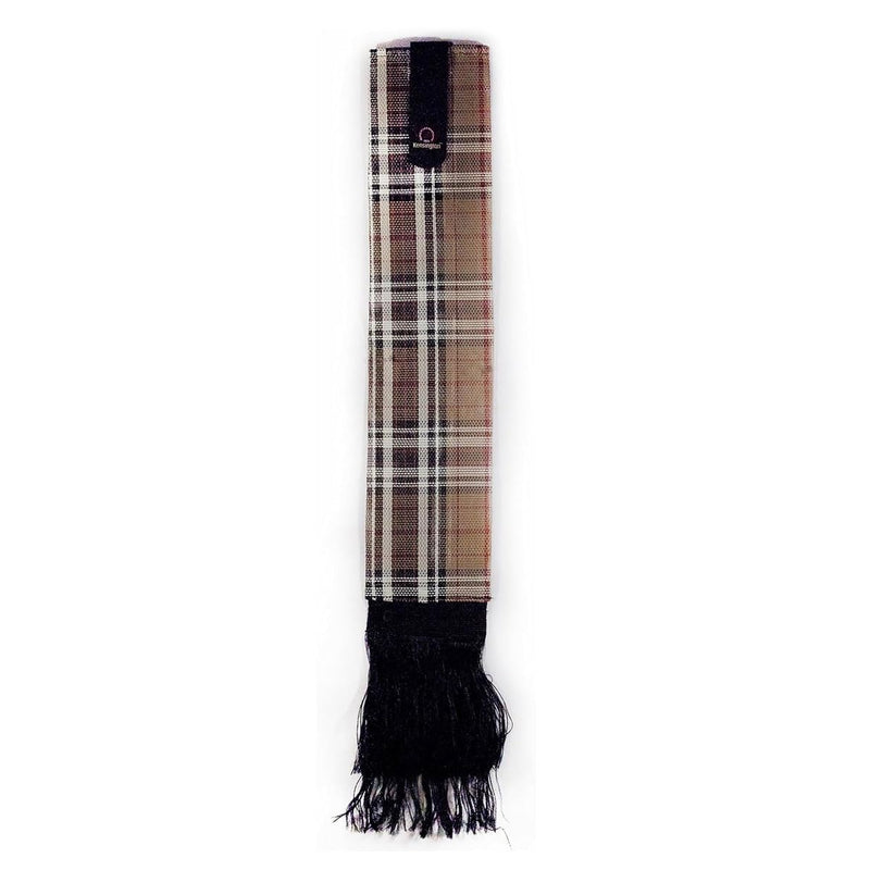 Kensington Signature Textilene Horse Tail Cover - Fringe Trim Provides Additional Reach Deluxe Black Plaid - PawsPlanet Australia
