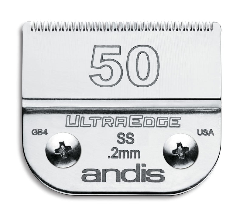 Andis Carbon-Infused Steel UltraEdge Dog Clipper Blade, Size-50SS, 1/125-Inch Cut Length (64185) - PawsPlanet Australia