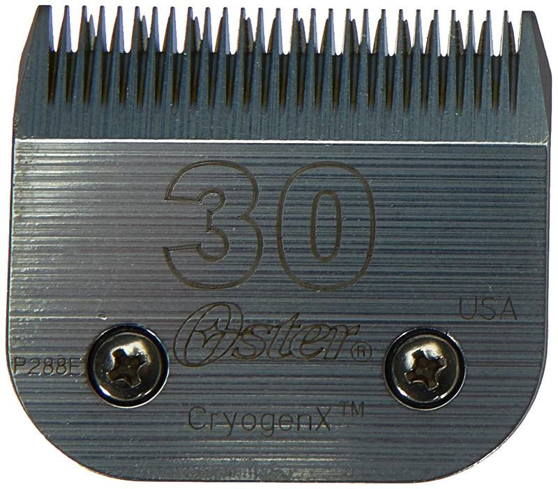 Oster CryogenX Detachable Pet Clipper Blade, Size 30 (078919-026-005),Large Silver Large - PawsPlanet Australia